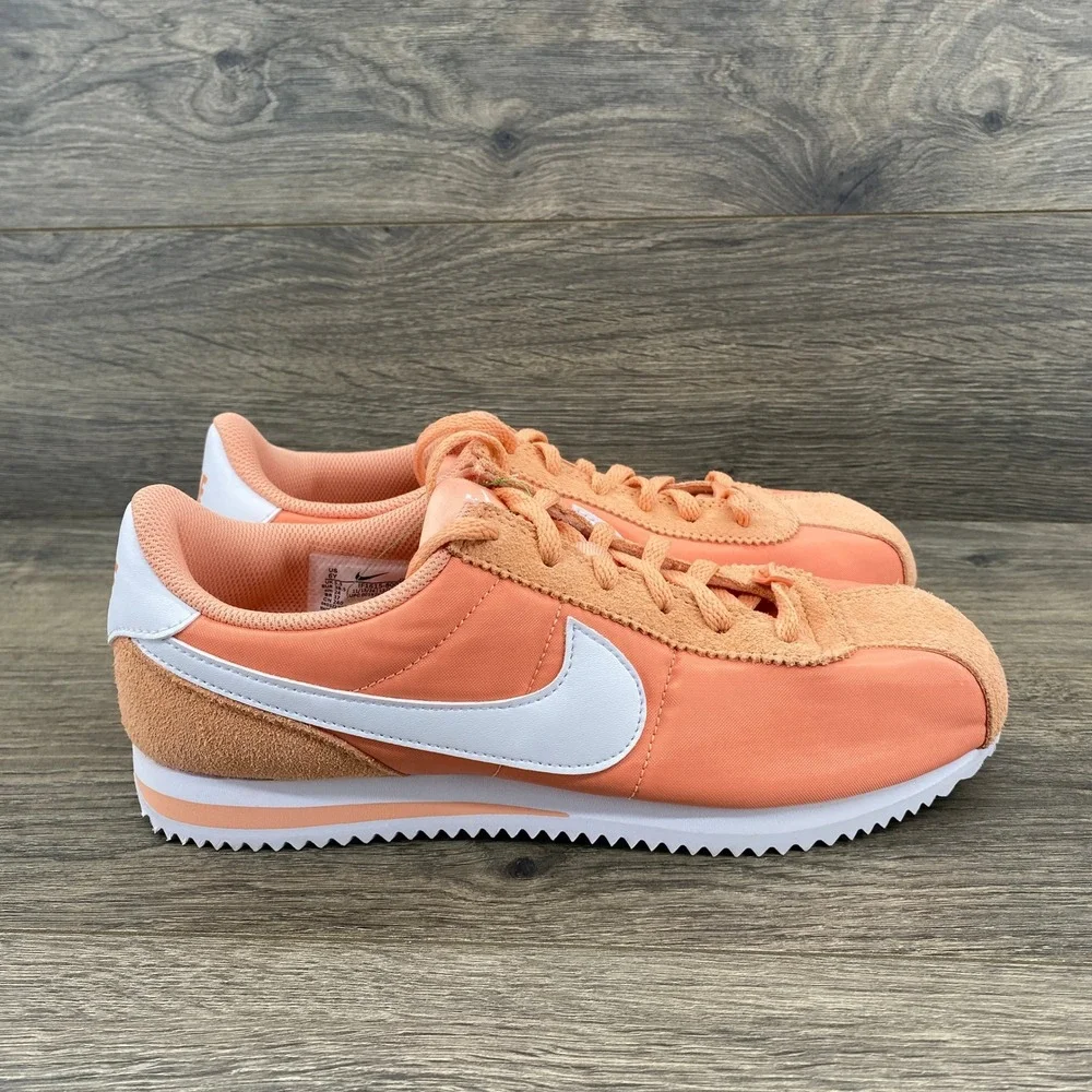 Nike Cortez Kids Sneakers Light White Peach‎ IF1615-800 Youth 6Y